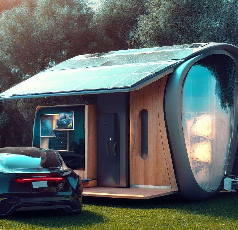 Tesla Tiny House Floor Plan