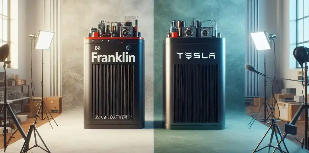Franklin Battery vs Tesla Powerwall Company Backgrounds
