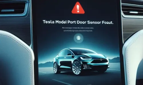 Tesla Model X Charge Port Door Sensor Fault Diagnosis, Repair and Troubleshooting Guide
